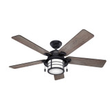 Hunter - 59135 - 54" Ceiling Fan - Key Biscayne - Weathered Zinc