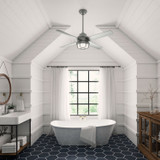 Hunter - 55085 - 54" Ceiling Fan - Searow - Matte Silver