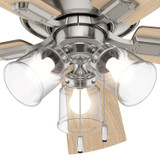 Hunter - 54209 - 52" Ceiling Fan - Crestfield - Brushed Nickel