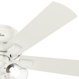 Hunter - 54207 - 52" Ceiling Fan - Crestfield - Fresh White