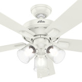 Hunter - 54204 - 52" Ceiling Fan - Crestfield - Fresh White