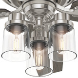 Hunter - 54190 - 52" Ceiling Fan - Bennett - Brushed Nickel