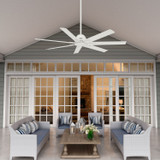 Hunter - 53436 - 60" Ceiling Fan - Downtown - Matte White