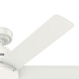 Hunter - 53435 - 52" Ceiling Fan - Kennicott - Fresh White