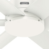 Hunter - 53435 - 52" Ceiling Fan - Kennicott - Fresh White