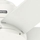 Hunter - 53435 - 52" Ceiling Fan - Kennicott - Fresh White