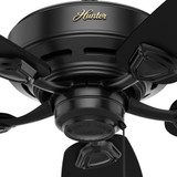 Hunter - 53351 - 48" Ceiling Fan - Sea Wind - Matte Black