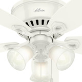 Hunter - 53326 - 52" Ceiling Fan - Builder - Snow White