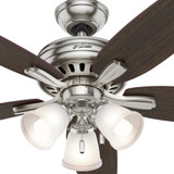 Hunter - 53318 - 52" Ceiling Fan - Newsome - Brushed Nickel