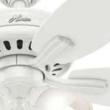Hunter - 53316 - 52" Ceiling Fan - Newsome - Fresh White
