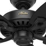Hunter - 53243 - 52" Ceiling Fan - Builder - Matte Black