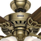Hunter - 53063 - 52" Ceiling Fan - Studio Series - Antique Brass