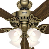 Hunter - 53063 - 52" Ceiling Fan - Studio Series - Antique Brass