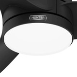 Hunter - 52967 - 52" Ceiling Fan - Bolsa - Matte Black