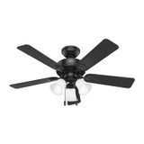 Hunter - 52789 - 44" Ceiling Fan - Swanson - Matte Black
