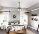 Hunter - 52779 - 44" Ceiling Fan - Swanson - Matte Silver