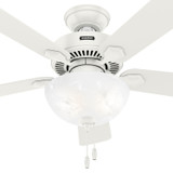 Hunter - 52778 - 44" Ceiling Fan - Swanson - Fresh White