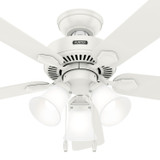 Hunter - 52777 - 44" Ceiling Fan - Swanson - Fresh White