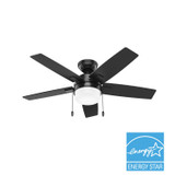 Hunter - 52775 - 44" Ceiling Fan - Anisten - Matte Black