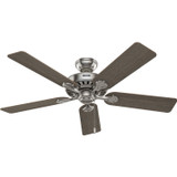 Hunter - 52725 - 52" Ceiling Fan - Pro's Best - Brushed Nickel
