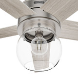 Hunter - 52656 - 52" Ceiling Fan - Xidane - Brushed Nickel