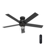 Hunter - 52655 - 52" Ceiling Fan - Xidane - Matte Black
