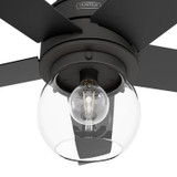 Hunter - 52655 - 52" Ceiling Fan - Xidane - Matte Black