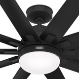 Hunter - 52615 - 60" Ceiling Fan - Overton - Matte Black