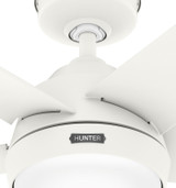 Hunter - 52611 - 52" Ceiling Fan - Skyflow - Matte White