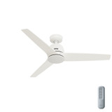 Hunter - 52605 - 52" Ceiling Fan - Malden - Matte White