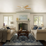 Hunter - 52535 - 52" Ceiling Fan - Crestfield - Fresh White