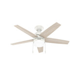 Hunter - 52494 - 44" Ceiling Fan - Bardot - Fresh White