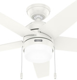 Hunter - 52494 - 44" Ceiling Fan - Bardot - Fresh White