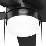 Hunter - 52492 - 44" Ceiling Fan - Bardot - Matte Black