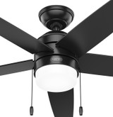 Hunter - 52491 - 52" Ceiling Fan - Bardot - Matte Black