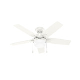 Hunter - 52488 - 44" Ceiling Fan - Anisten - Fresh White