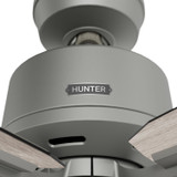 Hunter - 52431 - 52" Ceiling Fan - Gatlinburg - Matte Silver