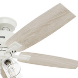 Hunter - 52430 - 52" Ceiling Fan - Gatlinburg - Matte White