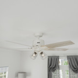 Hunter - 52430 - 52" Ceiling Fan - Gatlinburg - Matte White