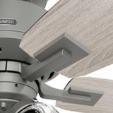 Hunter - 52427 - 44" Ceiling Fan - Gatlinburg - Matte Silver