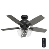 Hunter - 52425 - 44" Ceiling Fan - Gatlinburg - Matte Black