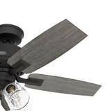 Hunter - 52425 - 44" Ceiling Fan - Gatlinburg - Matte Black