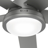 Hunter - 52416 - 52" Ceiling Fan - Seawall - Matte Silver