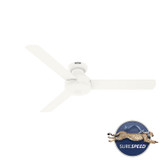 Hunter - 52408 - 52" Ceiling Fan - Presto - Matte White