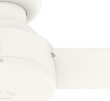 Hunter - 52408 - 52" Ceiling Fan - Presto - Matte White