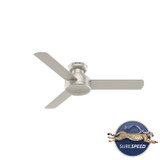 Hunter - 52403 - 44" Ceiling Fan - Presto - Matte Nickel