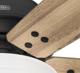 Hunter - 52400 - 60" Ceiling Fan - Reveille - Matte Black