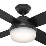 Hunter - 52388 - 52" Ceiling Fan - Dempsey - Matte Black