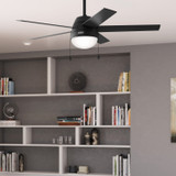 Hunter - 52385 - 52" Ceiling Fan - Anslee - Matte Black