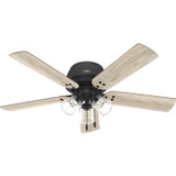 Hunter - 52378 - 52" Ceiling Fan - Shady Grove - Matte Black